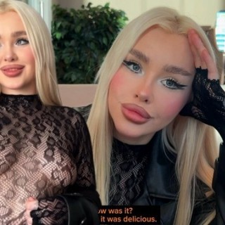 Блондесса шлюшка в домашнем порно сексе